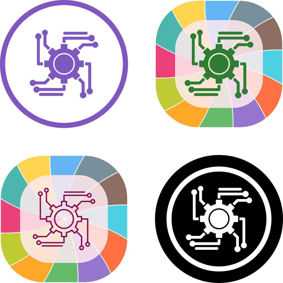 Automation Icon Design vector