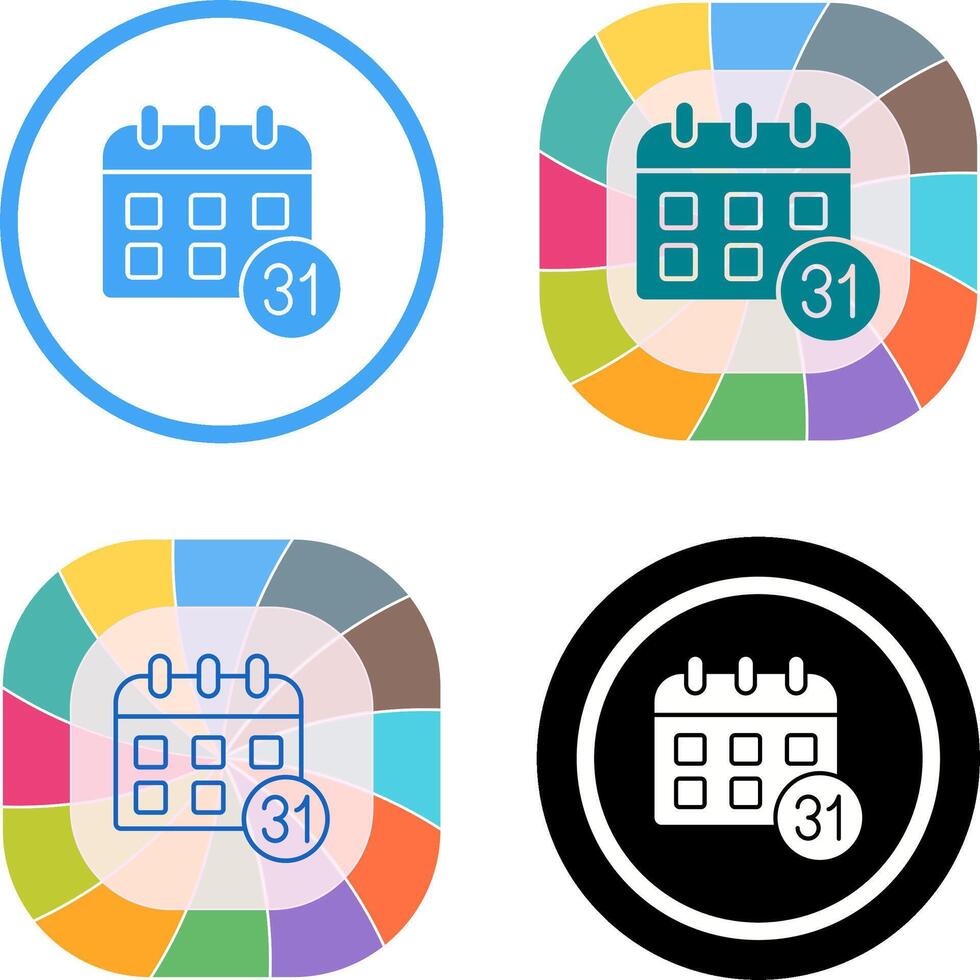 Calendar Icon Design vector