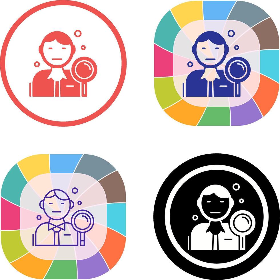 Candidate Icon Design vector