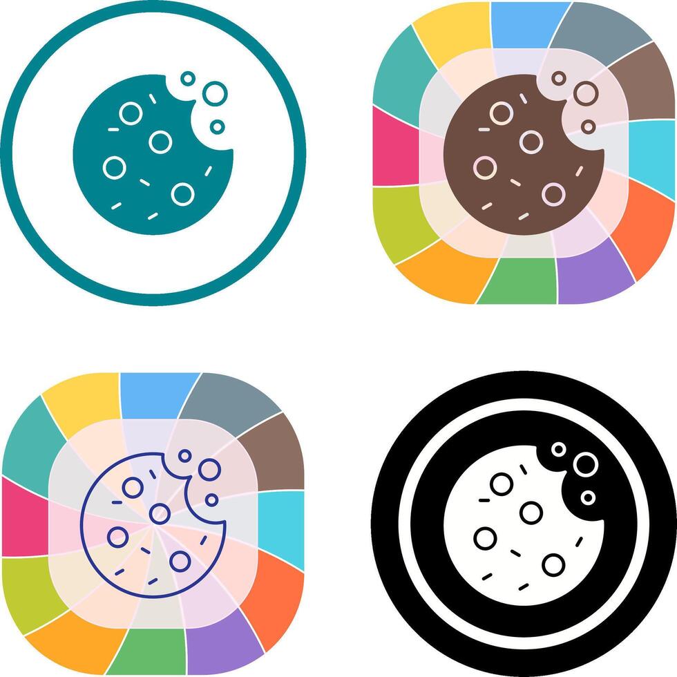Cookie Icon Design vector
