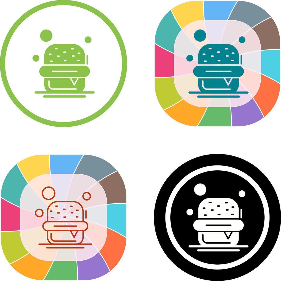Burger Icon Design vector