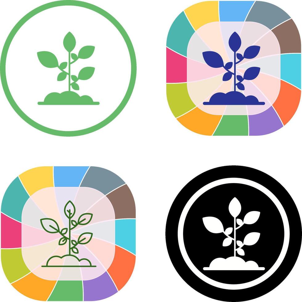 Sprout Icon Design vector