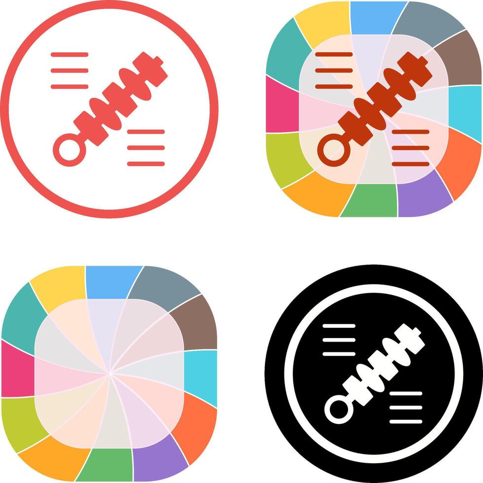 Skewer Icon Design vector