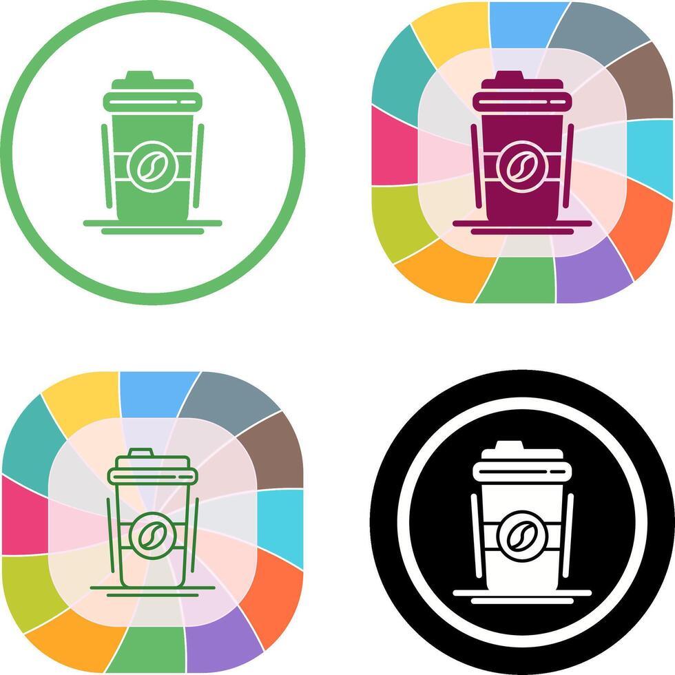 Coffee Cup Icon Design vector
