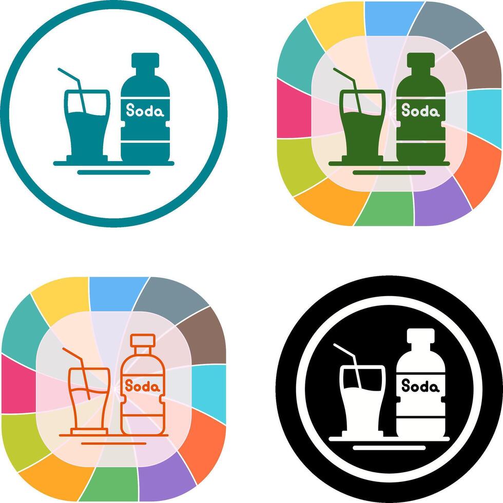 Soda Icon Design vector