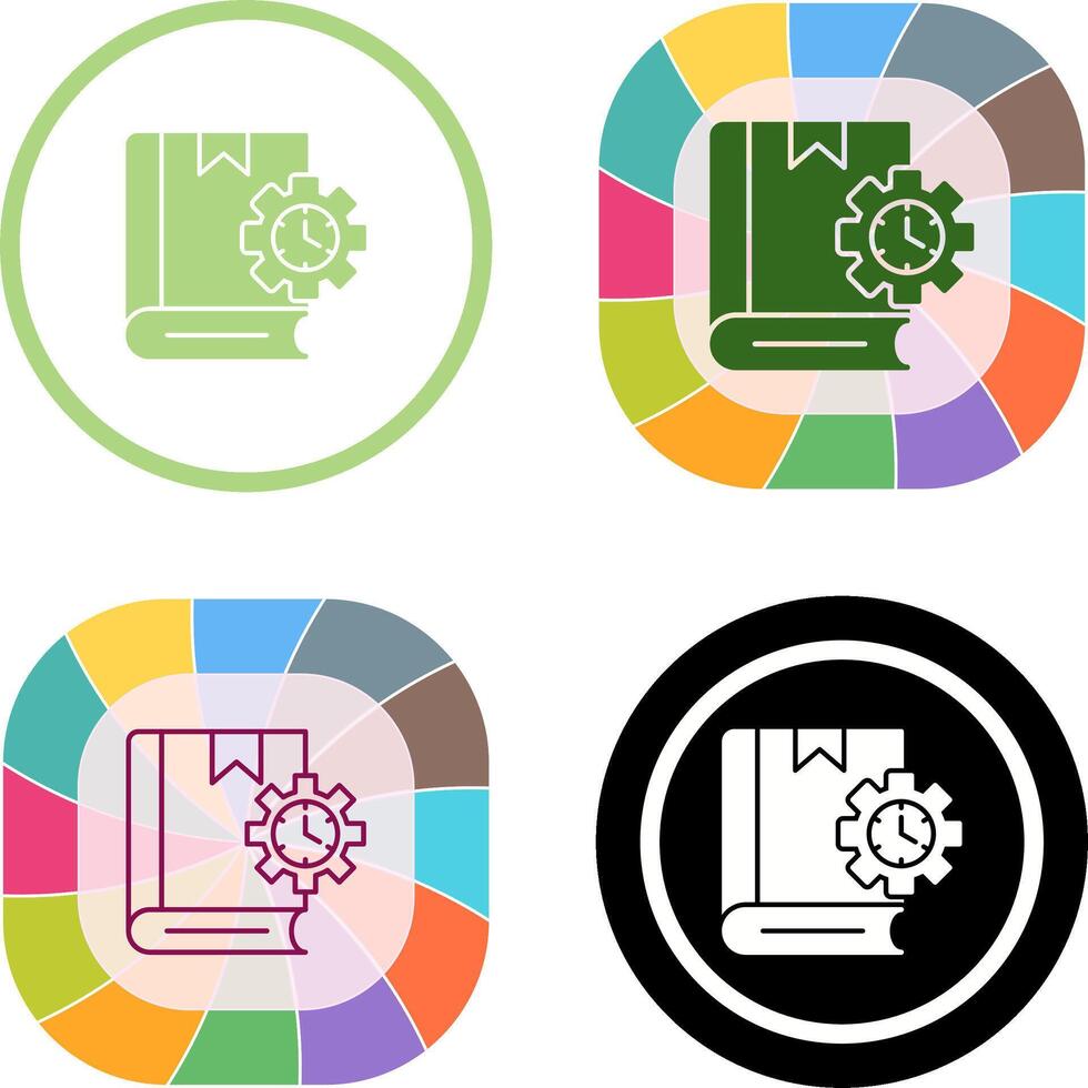 Duration Icon Design vector