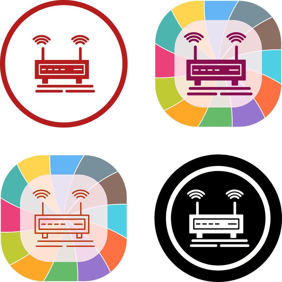 Wifi Signals Icon Design vector