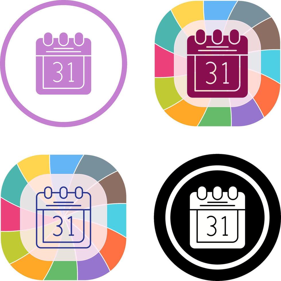 Calendar Icon Design vector