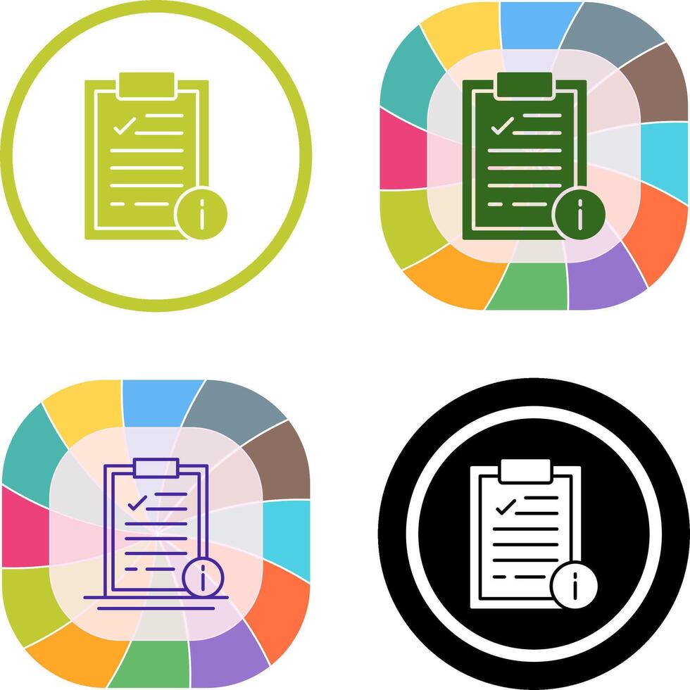 Info Icon Design vector