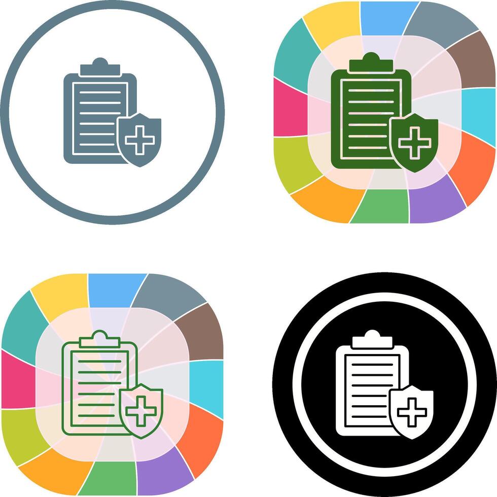Medical Protection Icon Design vector