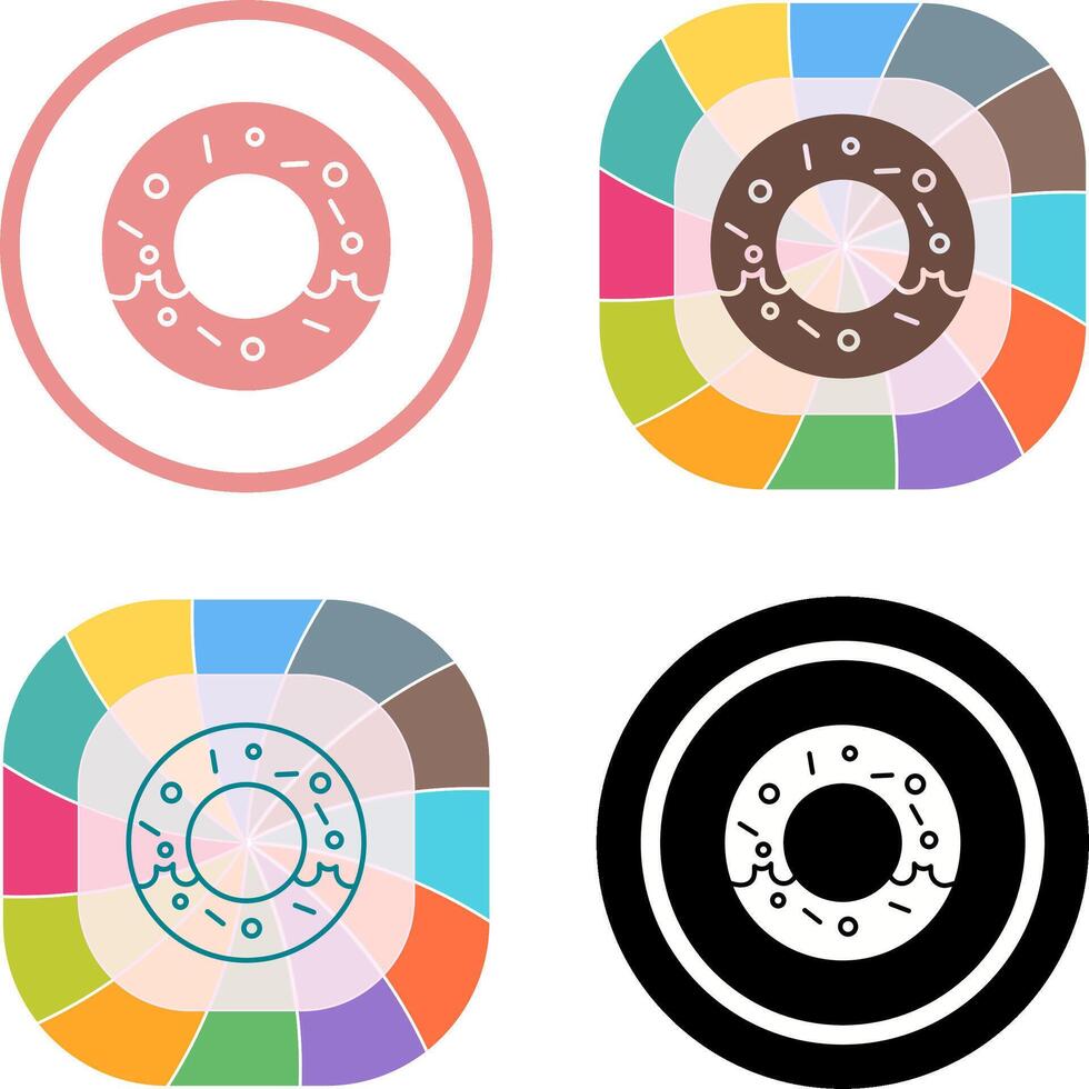 Donut Icon Design vector