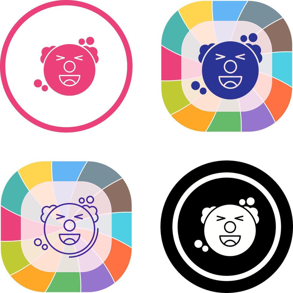 Clown Icon Design vector