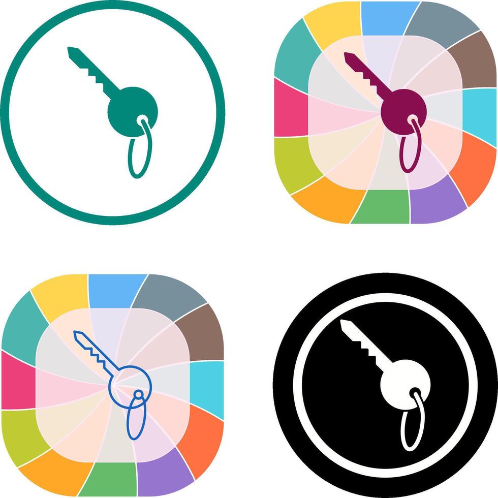 Key Icon Design vector