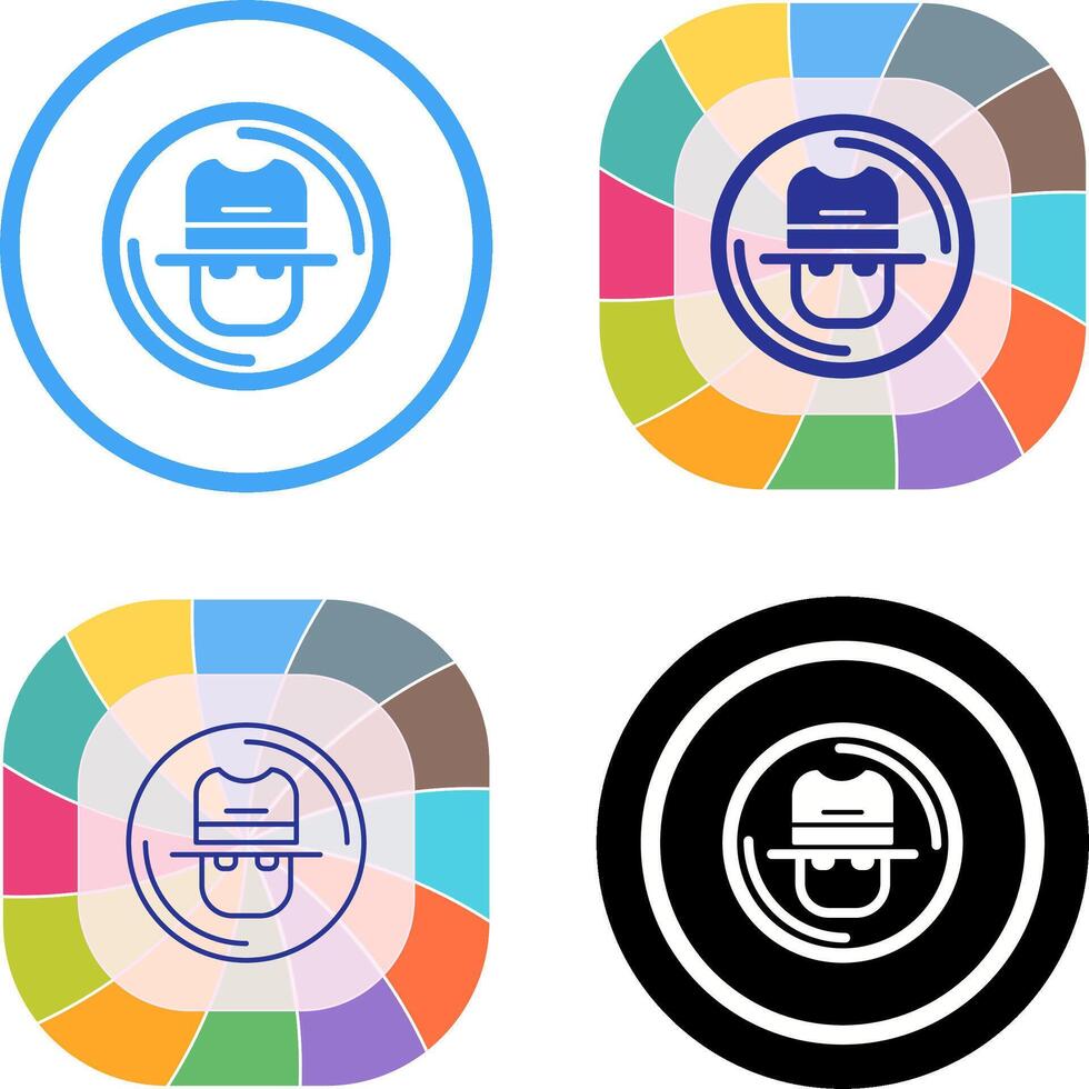 Spy Icon Design vector