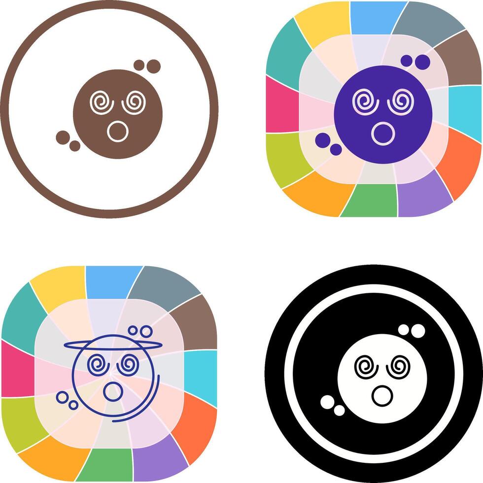 Dizzy Icon Design vector