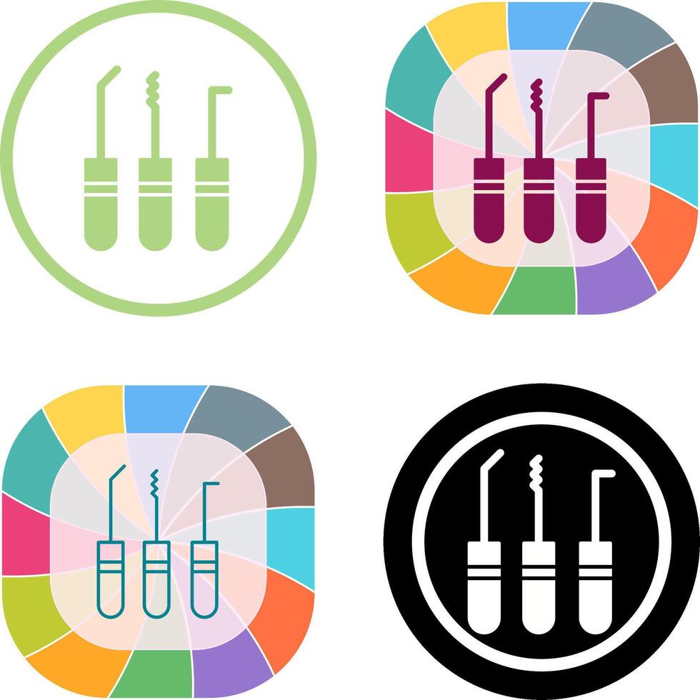 Lockpick Icon Design vector