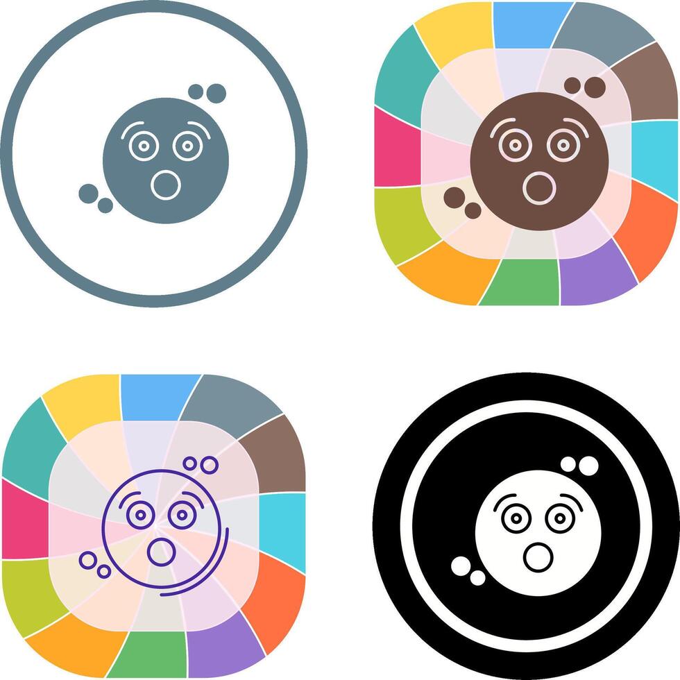 Surprised Icon Design vector