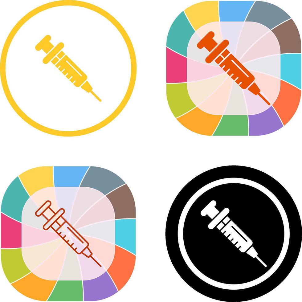 Injection Icon Design vector