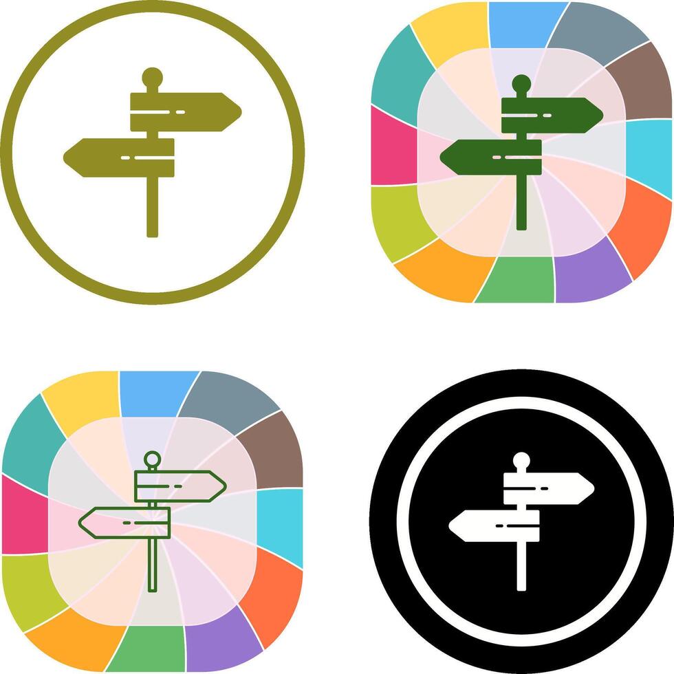 Direction Icon Design vector
