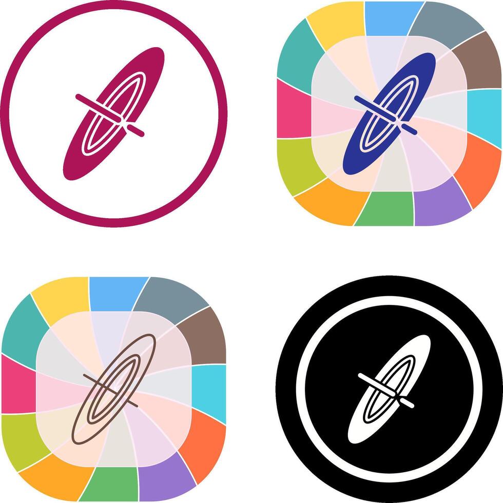 Black Hole Icon Design vector