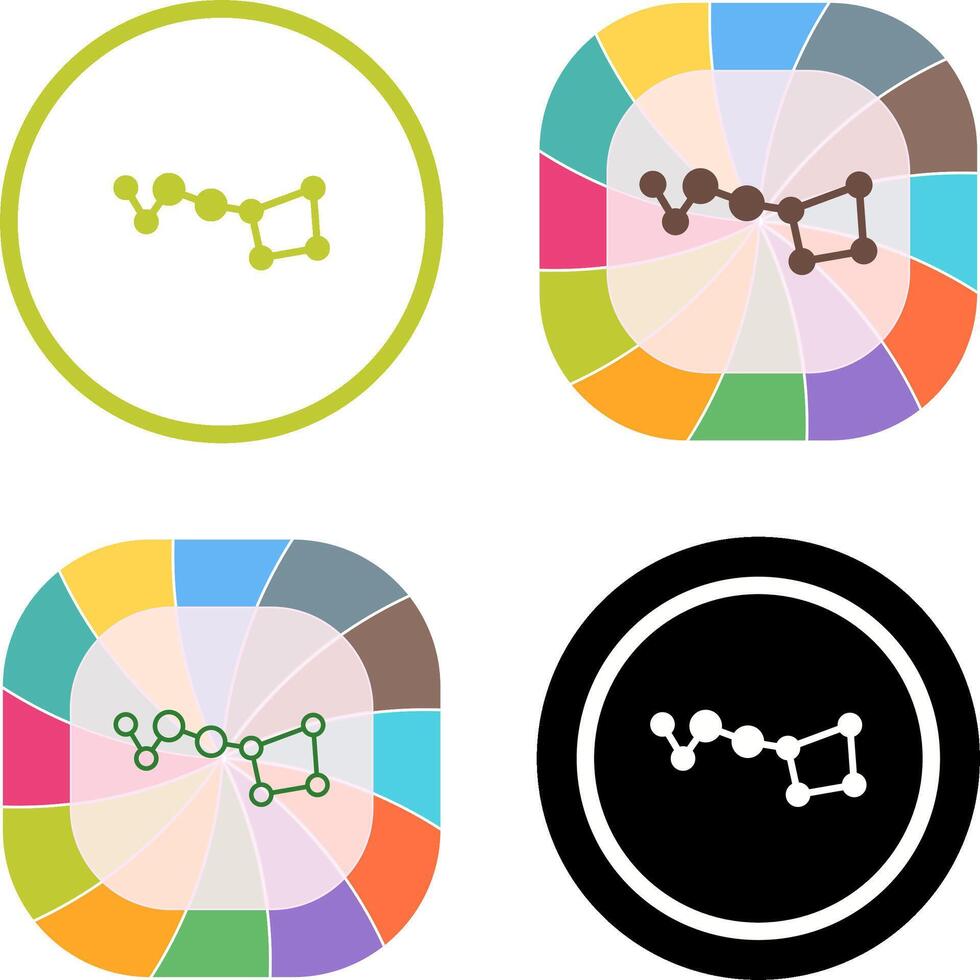 Big Dipper Icon Design vector