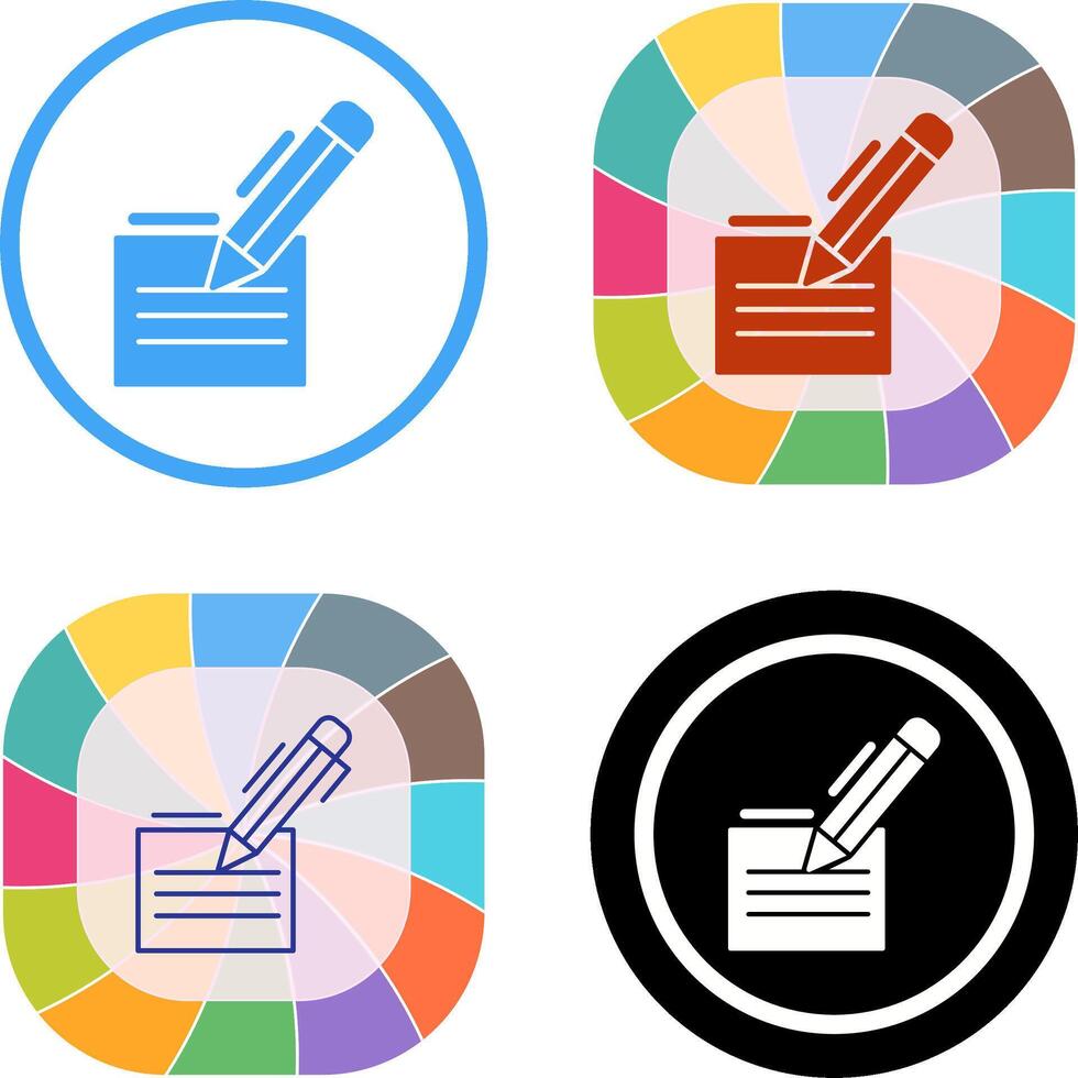 Pen Icon Design vector