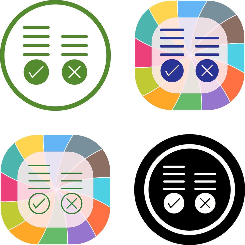 Voting Result Icon Design vector