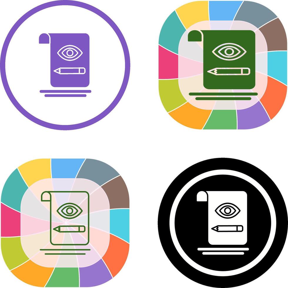 Sketch Icon Design vector
