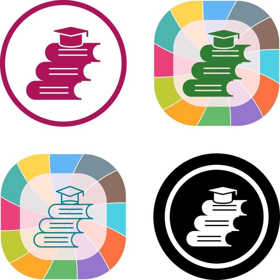 Books Icon Design vector