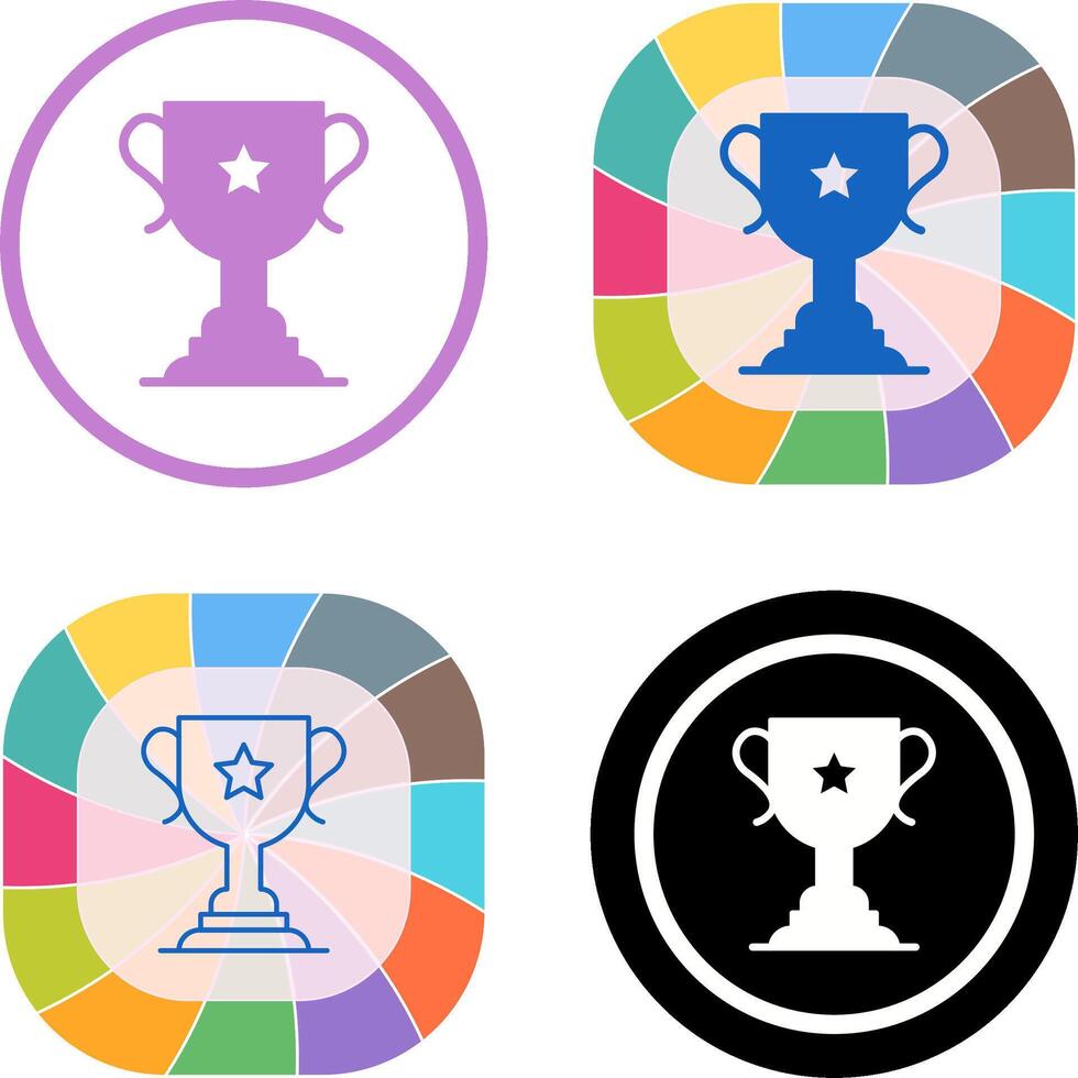 Trophy Icon Design vector