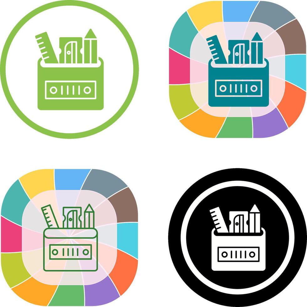 Stationery Icon Design vector