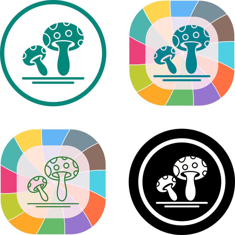 Mushroom Icon Design vector