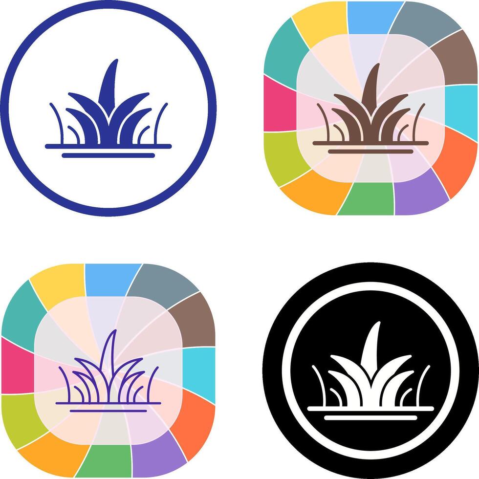 Grass Icon Design vector