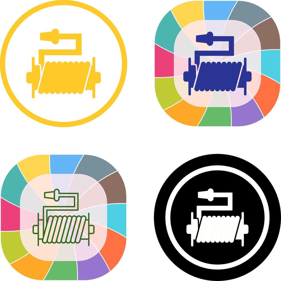 Water Hose Icon Design vector
