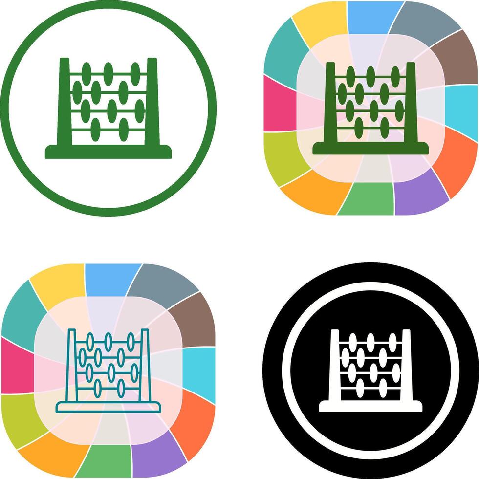 Abacus Icon Design vector