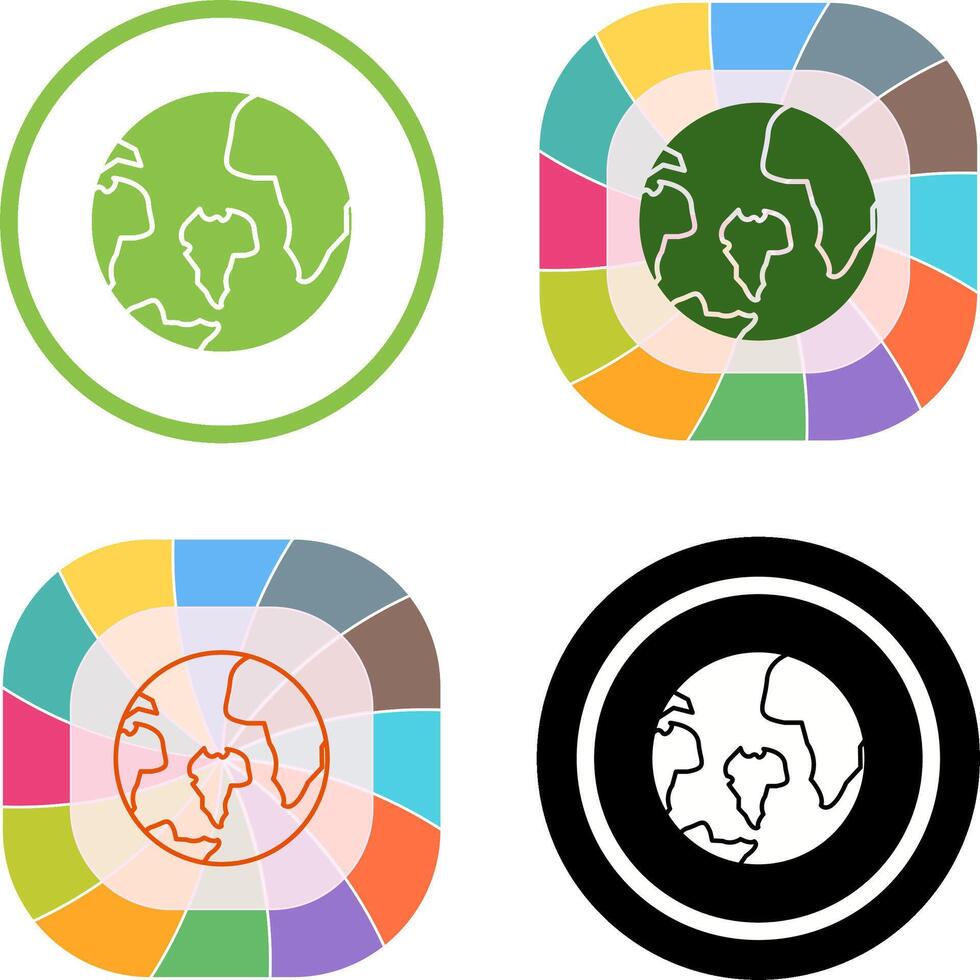 World Icon Design vector