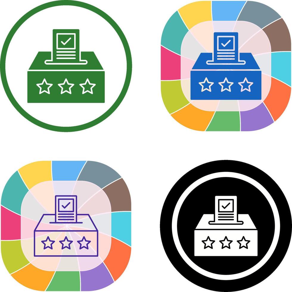 Ballot Icon Design vector