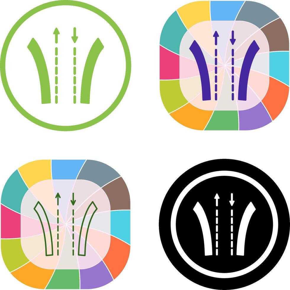 Way Icon Design vector
