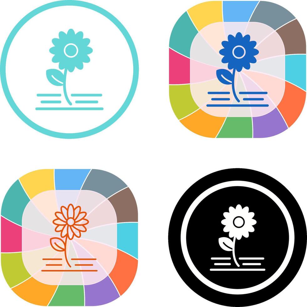 Flowers Icon Design vector