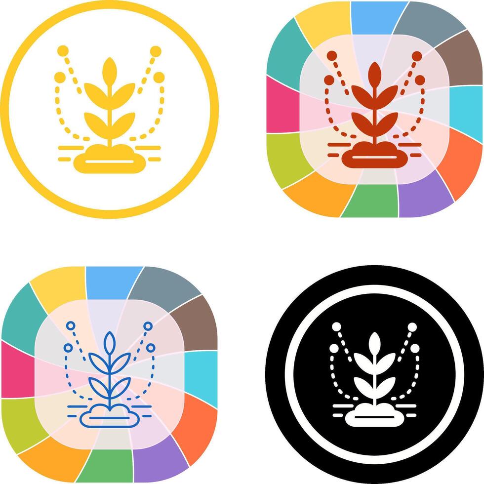 Irrigation System Icon Design vector