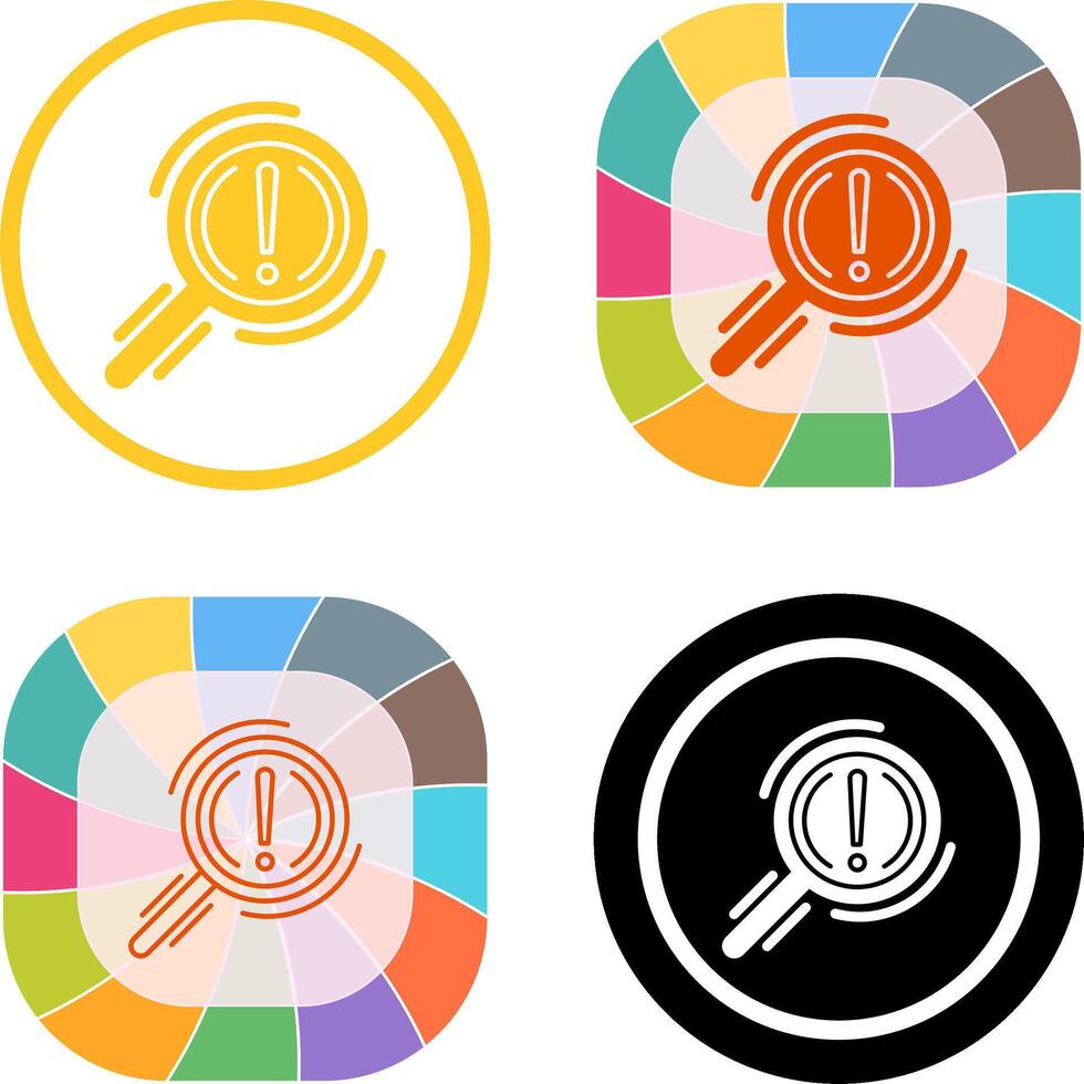 Problem Icon Design vector