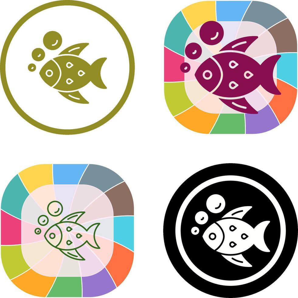 Fish Icon Design vector