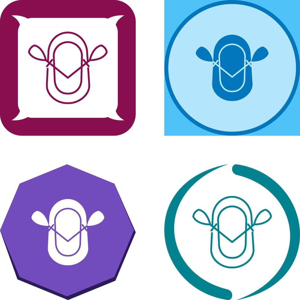 Dinghy Icon Design vector