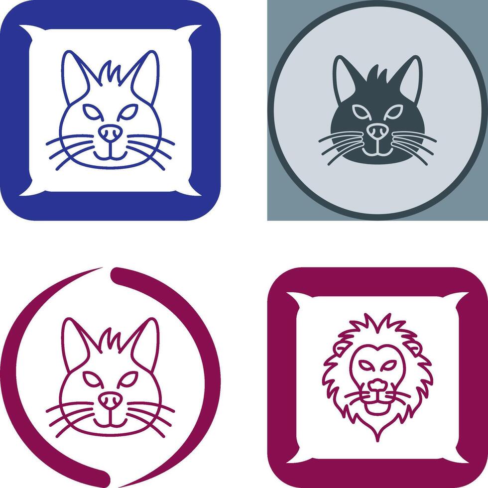 Cheetah Icon Design vector