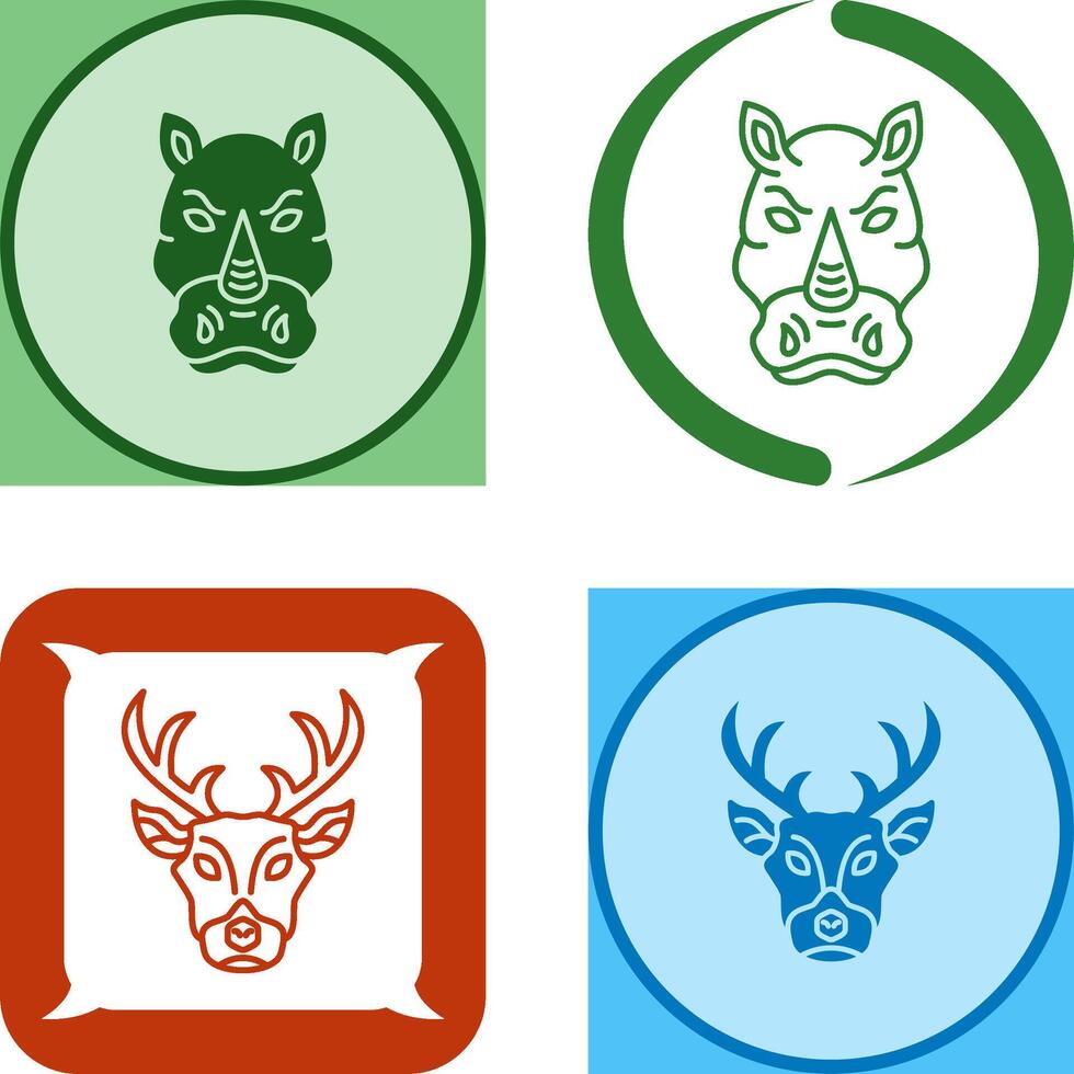 Deer Icon Design vector
