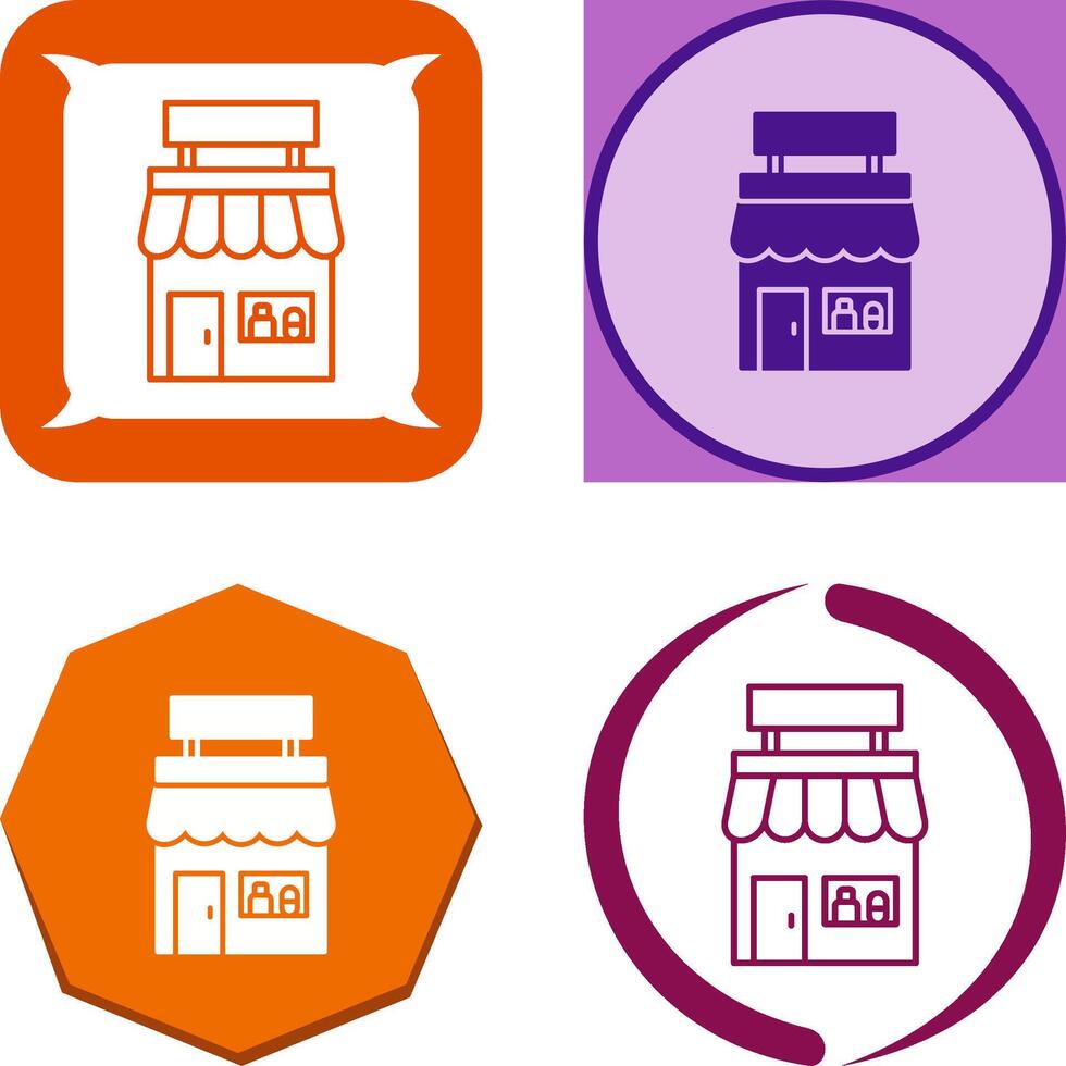 Dispensary Icon Design vector