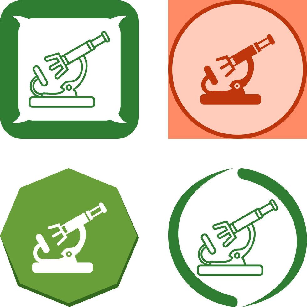 Microscope Icon Design vector