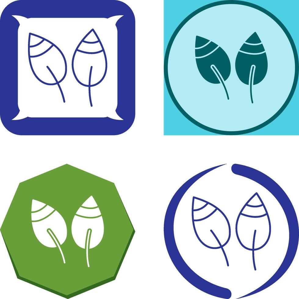 Leaves Icon Design vector