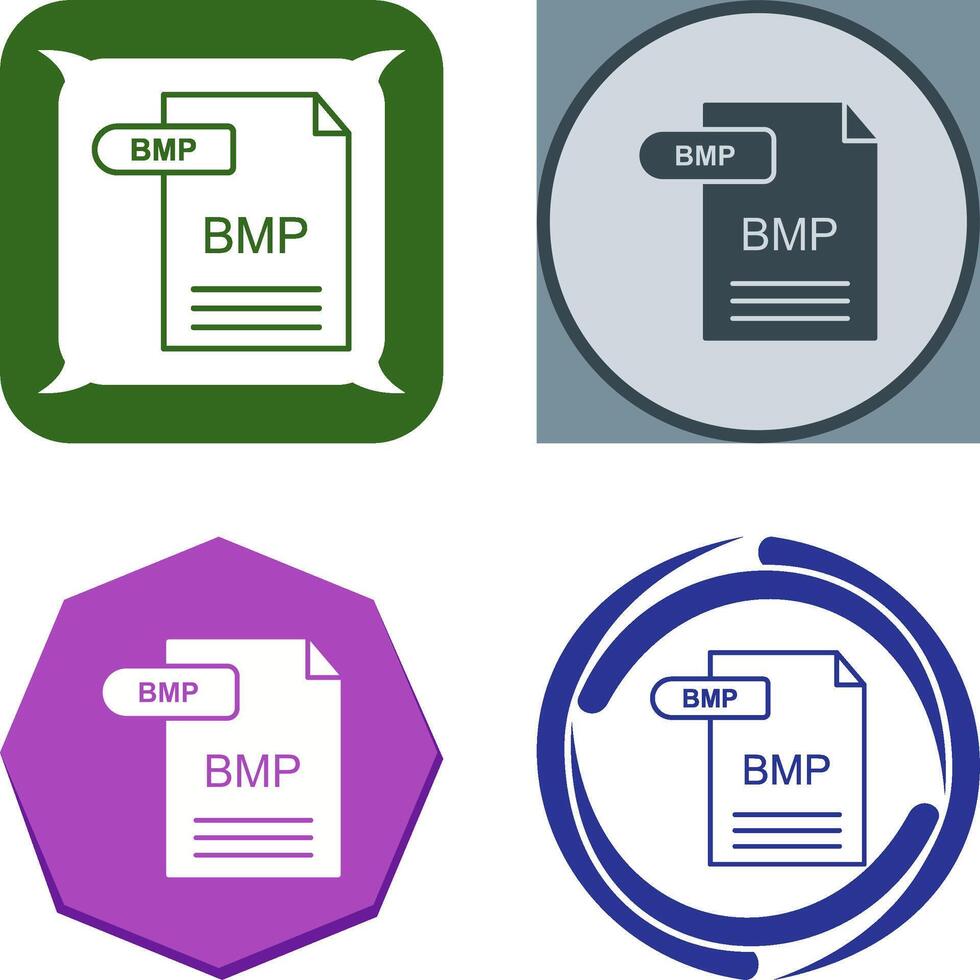 BMP Icon Design vector