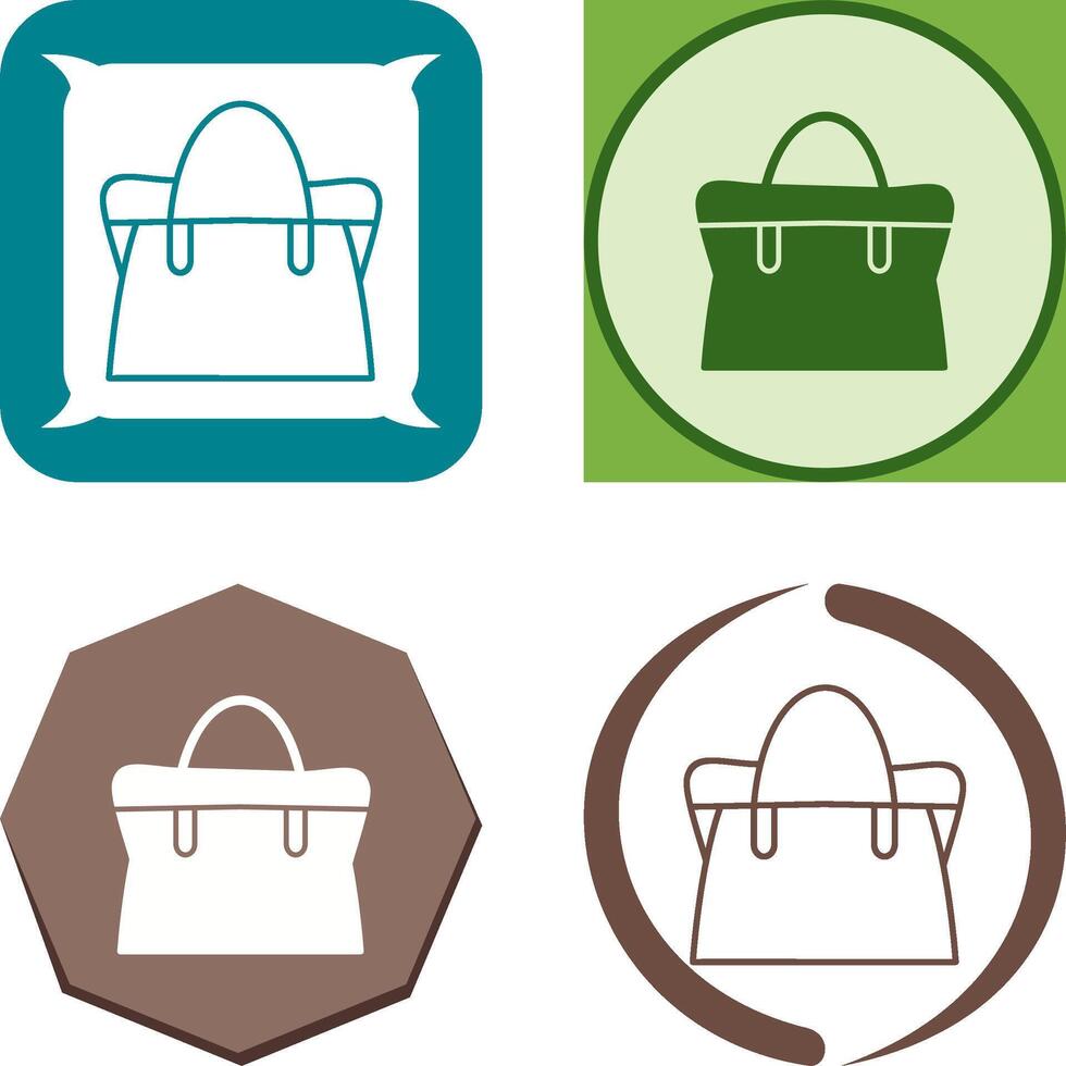 Bag Icon Design vector